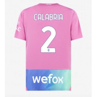 Camiseta AC Milan Davide Calabria #2 Tercera Equipación Replica 2023-24 mangas cortas